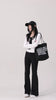 Winter High Waist Flared Pants Women Tummy Control Velvet Bell Bottom Trousers Thick Warm Wide Leg Pants Casual Streetwear Fashi