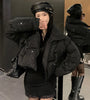 Winter Clothing Parkas Women's Outwear Short Coats Korean Rhinestone Coat Ladies Thickened Warm Cotton Puffer Jackets