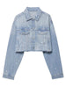 Denim Rhinestone Jacket Jeans Suits Women Single Breasted Lapel Short Coat Straight Pants Female Sets Autumn Street Casual