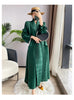 Pleated French Dress for Women In The Spring and Autumn of We Can Deliver One Piece From Stock Maxi Dress for Women