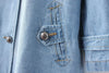 Denim Cape Coat Female Jacket Double Breasted Jackets Women Office Lady Windbreaker Denim Basic Coats Autumn Overcoat