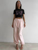 Autumn Women's Gray Sports Pants with Elastic 80% Cotton Jogging Vintage Classic Brown Sweatpants for Women