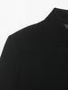 Elegant Solid Crop Blazer Jacket Women Chic Half Sleeves Lapel Loose Short Single Button Coat Lady Daily Street Outerwear