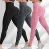 Women High Waist Seamless Yoga Pants Letter Sand Washed Hip Lifting Tight Waist Exercise Outdoor Sports Leggings