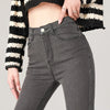 Women's Slim Skinny Jeans Comfortable Stretch Casual Solid Colours Pencil Pants Female Black Denim Trousers