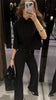 Elegant Solid Crop Blazer Jacket Women Chic Half Sleeves Lapel Loose Short Single Button Coat Lady Daily Street Outerwear