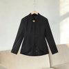 Elegant Women's Jacket V-neck Single Breasted Slim Wasit Female Solid Jackets Early Spring Chic Lady Blazers