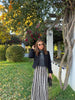 Chic Black Round Neck Napoleon Military Jacket Women Casual Full Sleeve Buttons Cropped Slim Coat Lady Daily Street Jackets