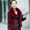 Korean Women Long Sleeved Fur Jacket Ladies High End Faux Fur Short Coat Winter Female Large Size 5XL Plush Outwear