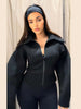 Stand Collar Side Placket Suit Jacket Women Elegant Long Sleeve Button Pocket Loose Coats Spring Chic Office Lady Outerwears