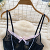 Women's Sexy Dress Lace Bow Decoration Design Slim Sexy Comfortable Dress Party Hotsweet Mini Dress