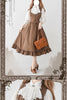 Autumn Winter Clothing Set Ladies Elegant Long Sleeve White Shirt Blouses Retro Vest with Fishbone Skirt Lolita 3 Piece Outfits