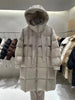 пуховик женский зимний Warm Winter Women Coat Long Jacket Korea Oversized Loose Hooded Coats Female Casual Long Overcoat 다운패딩