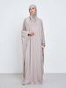 Islamic Prayer Abaya Muslim Women Abayas Long Sleeve Hooded Modesty Ramadan Dresses With Hijab Jilbabs Middle Eastern Kaftans