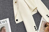 All-match Cropped Blazer Woman Solid Color Single Button Suit Coat Women Korean Chic Notched Collar Long Sleeve Blazers