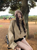 Women's Korean Style Relaxed Trench Coat Vintage Khaki Utility Jacket Spring Fall Casual Chic Versatile Outerwear