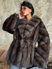 Women Solid Faux Fur Coat Elegant Lapel Collar Long Flare Sleeve Loose Jackets Winter Warm Female Chic High Street Outerwear