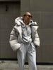 Winter Warm Puffer Jackets Women's Loose Parkas Coat Hooded Bread Jacket Outwear Cotton-padded Solid Quilted Jacket
