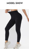 V-Back High Waisted Yoga Leggings Seamless Knit Tights for Women Quick Dry Butt Lifting Slim High Elastic Leggings