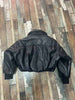 Women's Autumn Winter Clothes Solid Color Leather Thicken Warm Female Short Cotton Jacket 5C1437
