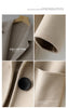 Women's Coat Pure Wool Plaids and Tweedst Camel Women's Coat Elegant Trench Coat