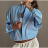 Furry Trim Cropped Denim Jacket Single Breasted Long‑Sleeve Winter Women Warm Outerwear Versatile Lady Casual Jean Coat