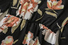 Autumn Spring Chiffon Dress Plus Size Women Casual Dresses Vestidos Female Vintage Printed Floral Full Sleeve A-line Long Dress