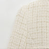 Women Tweed Single Breasted Elegant Jackets Coat Long Sleeve Plaid Jacket Woman Clothing Outdoor Clothes 2409113