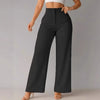 Women's High Waist Wide Leg Pants Elegant Tailored Straight Trousers Office Work Pants Casual Bottoms Comfy Dress Pants