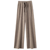 Women's Cashmere Pants 100% Merino Wool Broadfoot Pants Women's Knit Loose Knit Pants Fall/Winter Women's Thick Pants