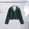 Urban Solid Pu Leather Women Jacket Street Stand Collar Long Sleeve Female Outwear Autumn Winter Lady Streetwear