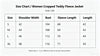 Women Cropped Teddy Fleece Jacket Half Zip High Neck Long Cuff Sleeve Loose Casual Autumn Winter Fuzzy Warm Outerwear