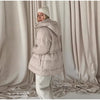 Solid Quilted Cotton Coat Women's Turtleneck Lace-up Full Sleeve Warm Jacket Autumn Winter Lady Commuter Outwear