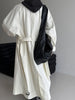 Women Coffee Brief Belted Big Size Long Trench Lapel Long Sleeve Windbreaker Tide Spring Autumn 1DJ3893