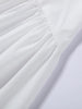 Minimalist White Boat Neck Midi Dress Women Elegant Cap Sleeve A-line Flare Eyelet Embroidery Vestido Wedding Formal Party Gown