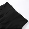 Balck Pants Set For Women Casual Stand Collar Single Breasted Blazer Wide-leg Pants Lady Spring Chic Street Outfits