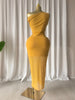 Women's Bowknot Drop Shoulder Ruched Stacked Bodycon Midi Maxi Formal Dress Education Party Cocktail Night Dresses