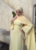 Elegant Long Sleeves Dresses Spring Women Bell Sleeve Long Dress Autumn High Waist Pullover Loose Knee Length Dress