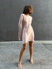 Women Dresses Solid Casual O-Neck Regular Long Full Sleeves Sheath Bodycon Basic Slim Fit Female Vestidos Robes