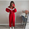 Women Solid Zip Up Two Piece Set High Neck Loose Jacket Wide Leg Track Pants Spring Autumn Casaual Hip Hop Outfit