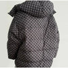 Autumn Winter Print Women's Cotton Jacket Loose Hooded Thicken Zipper Pockets Jackets Female Warm Full Sleeve Outwear