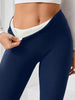 Women's Warm High Waisted Leggings For Autumn and Winter Elastic and Comfortable Flattering Fit Durable Fabric