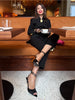 Women's Coats Mermaid Hem Single Breasted Suit Jacket Street Female Long Sleeve Waist Cinching Spring Blazer Lady Outerwears
