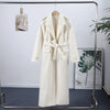 Vintage Large Lapel Tweed Long Coat Women Elegant Loose Double Breasted Belt Coats Lady Winter Classic Chic Street Overcoat