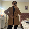 Blazer Woman Black Beige Khaki Blue Green Gray Women coat Office Wear Women's Blazers Jacket Outerwears