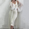 Knitted Open Stitch Cardigan Sweater for Women Autumn Winter Solid Front Pocket Long Sweater Coat Loose