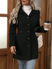 Autumn/Winter Women's Casual Coat Flattering Loose-Fit Notched Lapel Single-Row Multi-Button Mid-Length Wool Blazer