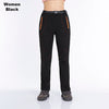 Women Winter Fleece Pants Warm Waterproof Hiking Pants Outdoor Camping Climbing Skiing Soft Shell Windproof Rain Trousers