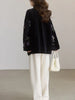 Chinese Style Retro National Embroidered Sequins Cotton Padded Coat Women Autumn Winter Loose Warm Heavy Velvet Cotton Jack