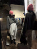Women Casual Loose Pockets Woolen Suit Pants Autumn Winter High Waist Thicken Korean Ladies Solid Harem Trousers WP49